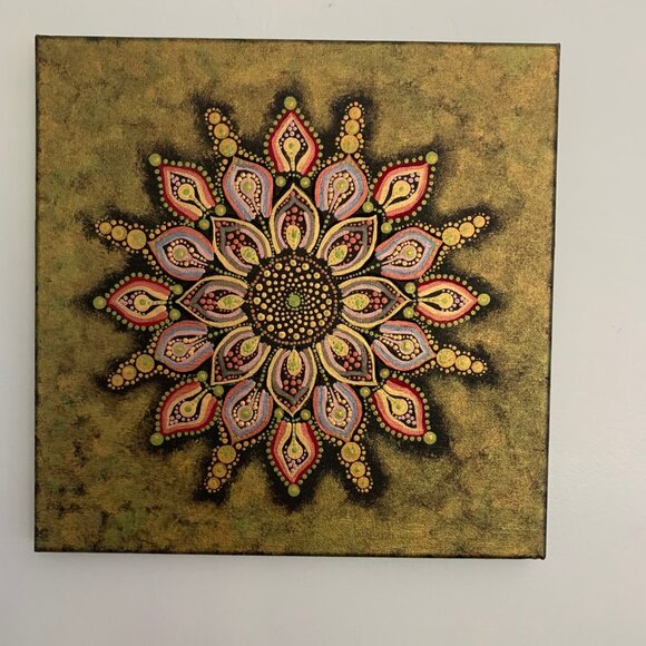 ⭐️NEW Original Hand Painted 12 x 12" Acrylic - Picture 6 of 11